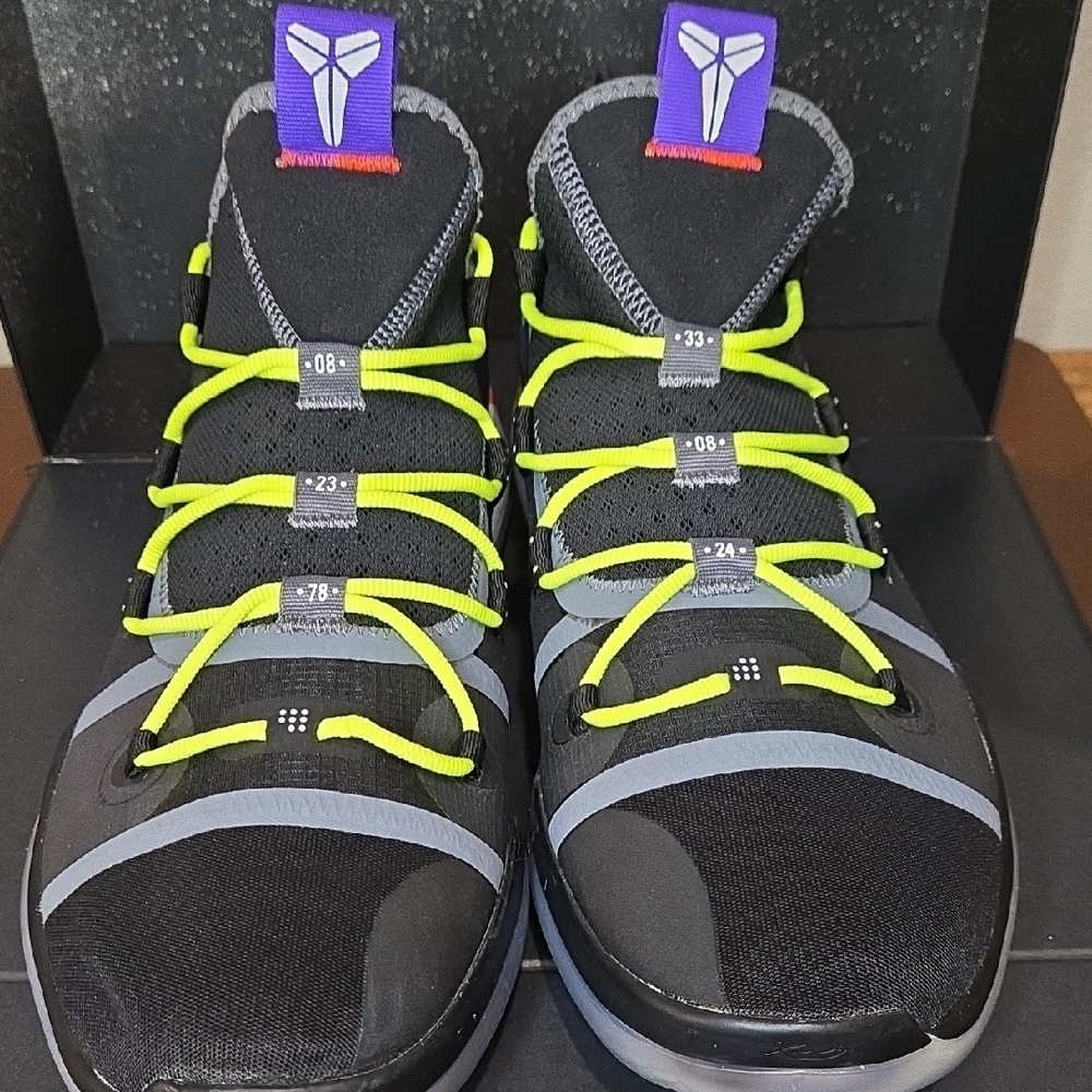 Kobe Bryant 2018 AD Exodus Mamba Chaos Racer Bla K AV3555-003 Mens Size 15 - Picture 3 of 16